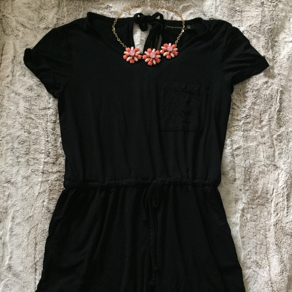Adrienne Vittadini small black romper